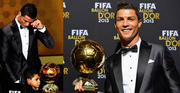 Cristiano Ronaldo vence a Bola de Ouro
